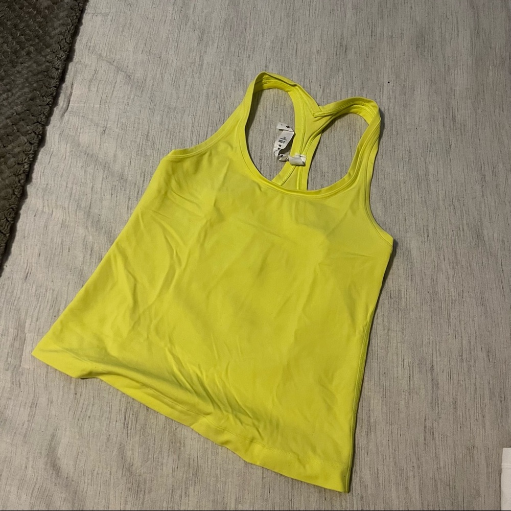 Lululemon Cool Racerback Electric Lemon